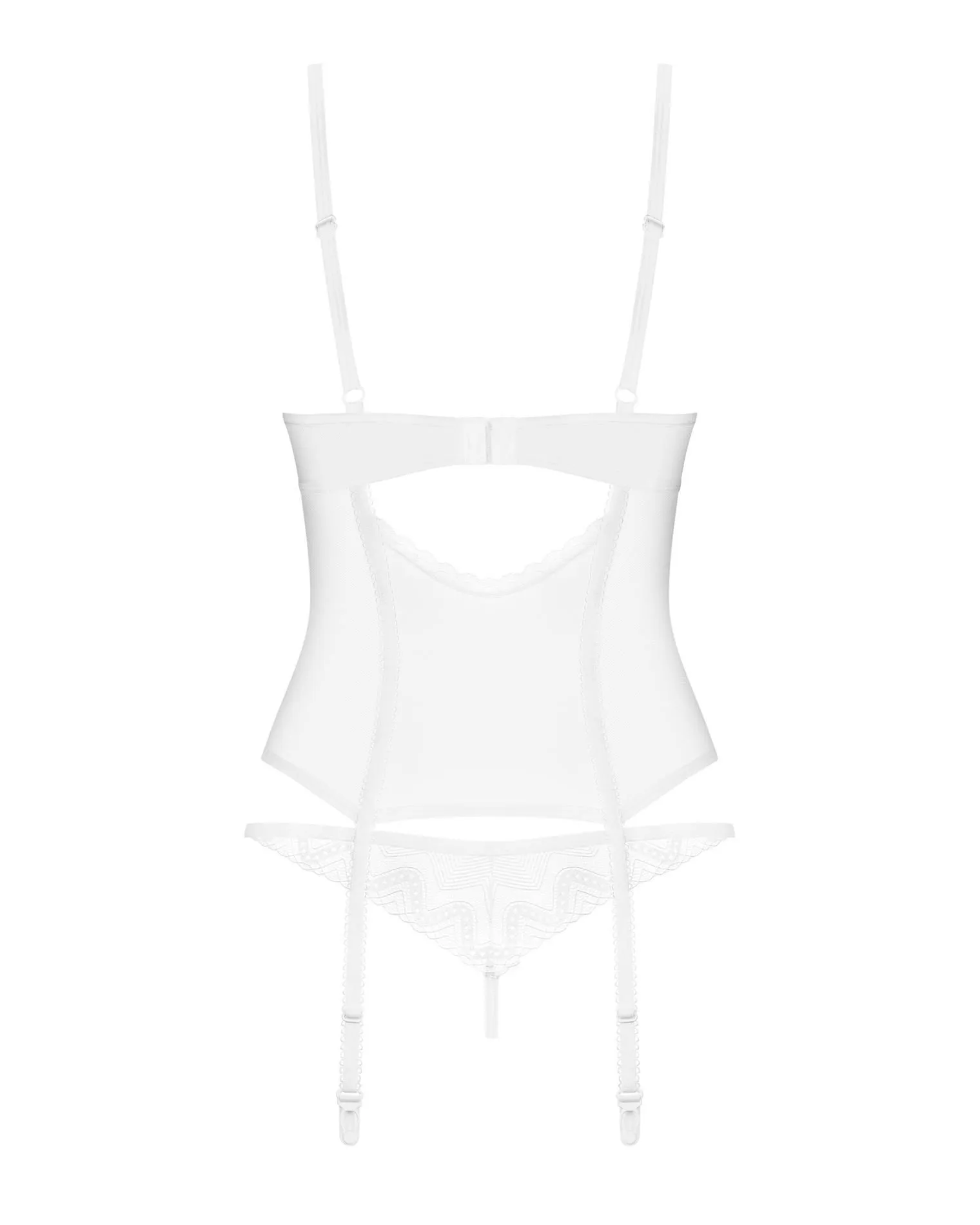 Комплект Obsessive Alissium, XL/2XL (білий)
