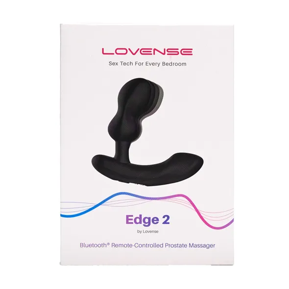 Стимулятор простати Lovense Edge 2, 12,4 см (чорний)