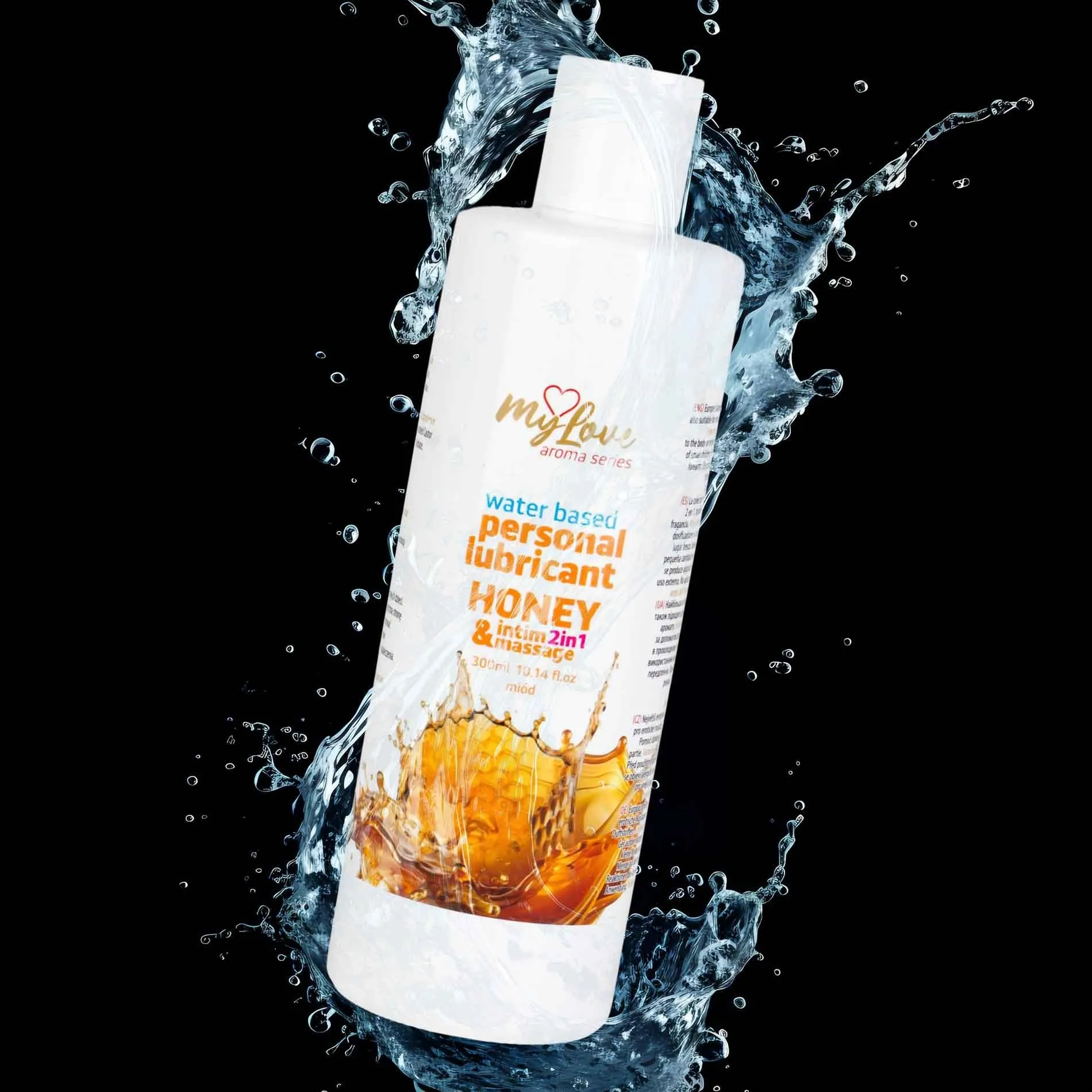 MyLove Aroma Series Intim&Massage 2in1 Honey - Lubrykant, Miód, 300 ml