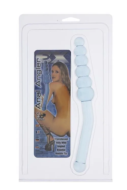 Seven Creations Ex Anal Angler - Stymulator analny, Niebieski, 23 cm