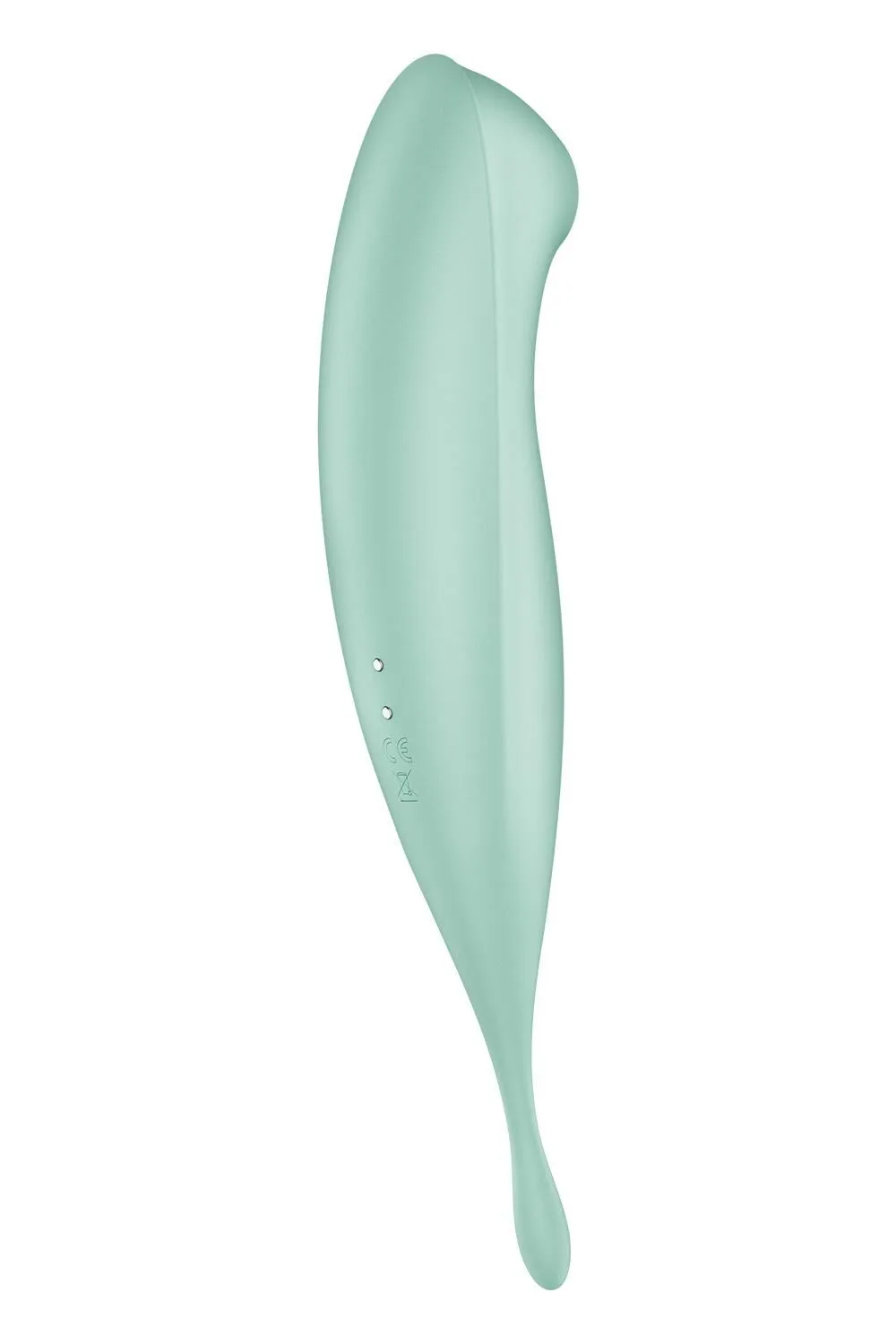 Вакуумний кліторальний стимулятор з вібрацією Satisfyer Twirling Pro+ (зелений)