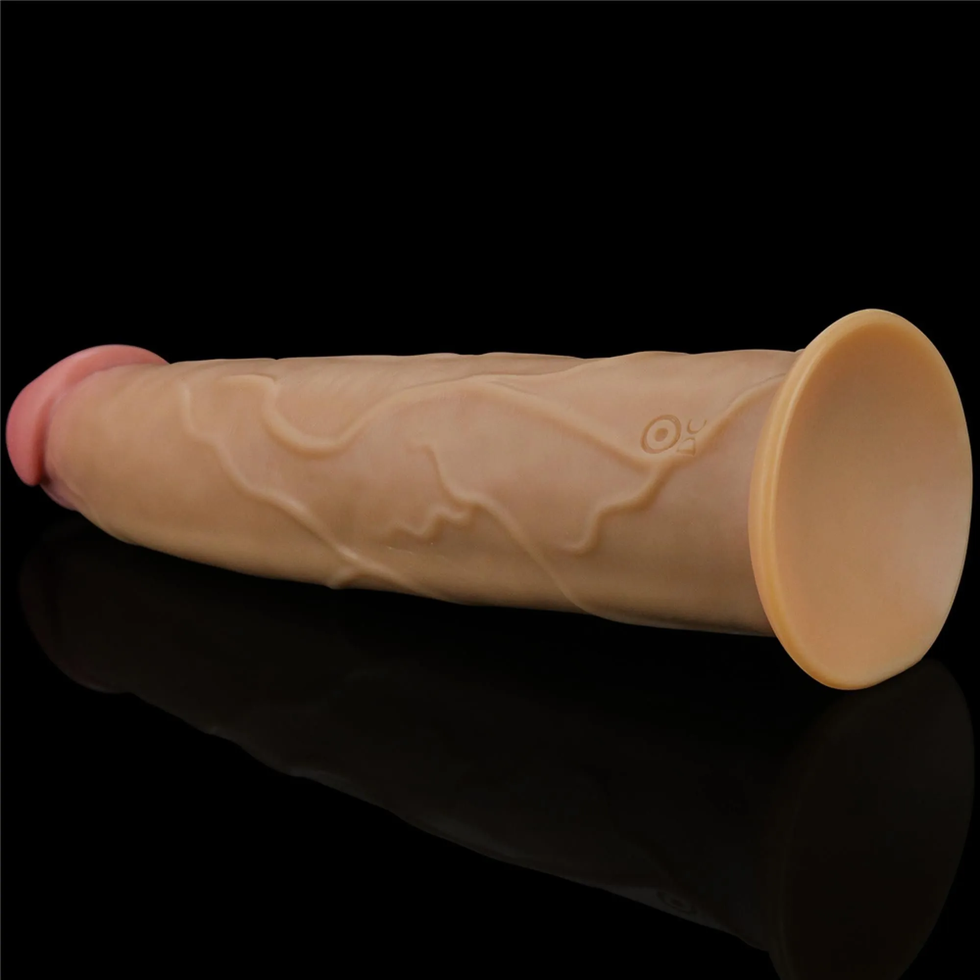 Реалістичний вібратор LoveToy Nature Cock, 23 см (тілесний)