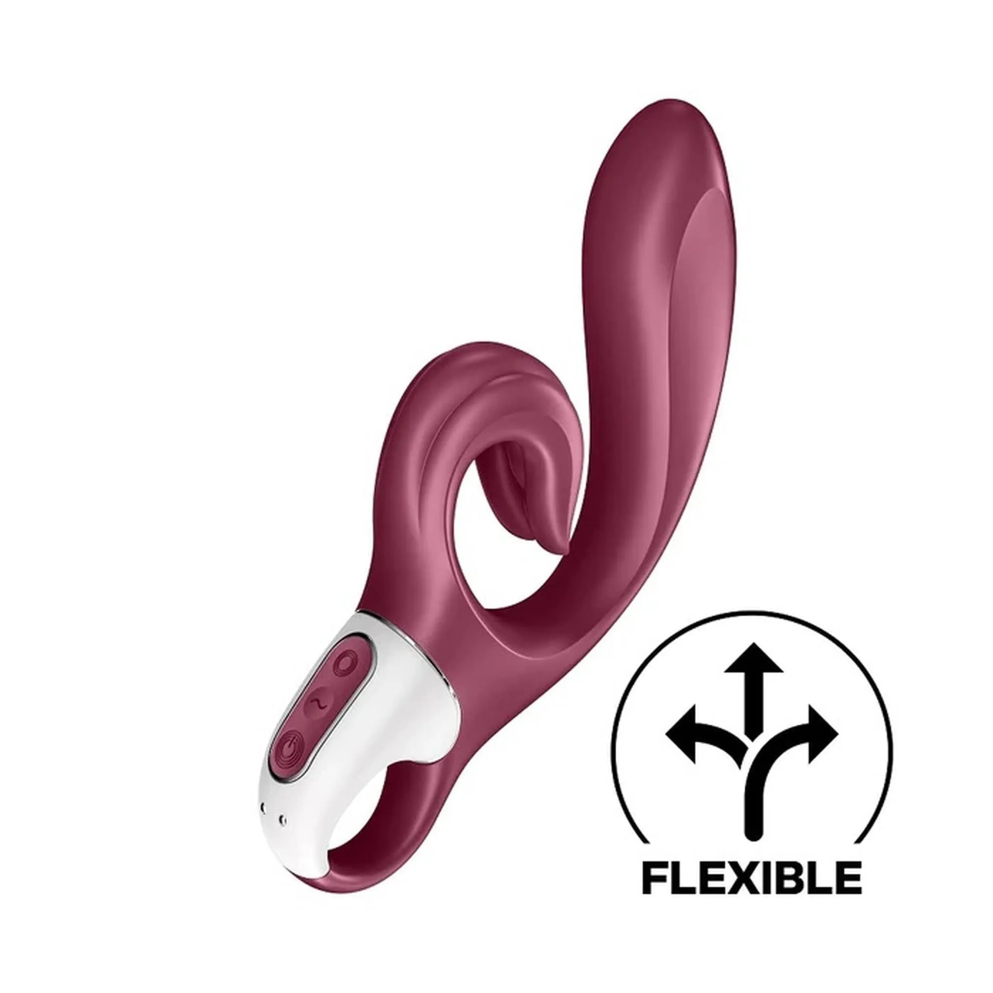 Вібратор-кролик Satisfyer Love Me, 22 см (бордовий)