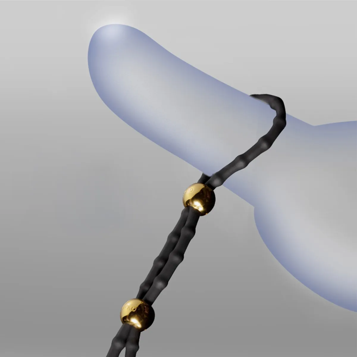 Эрекционное кольцо Upko Adjustable (черный)