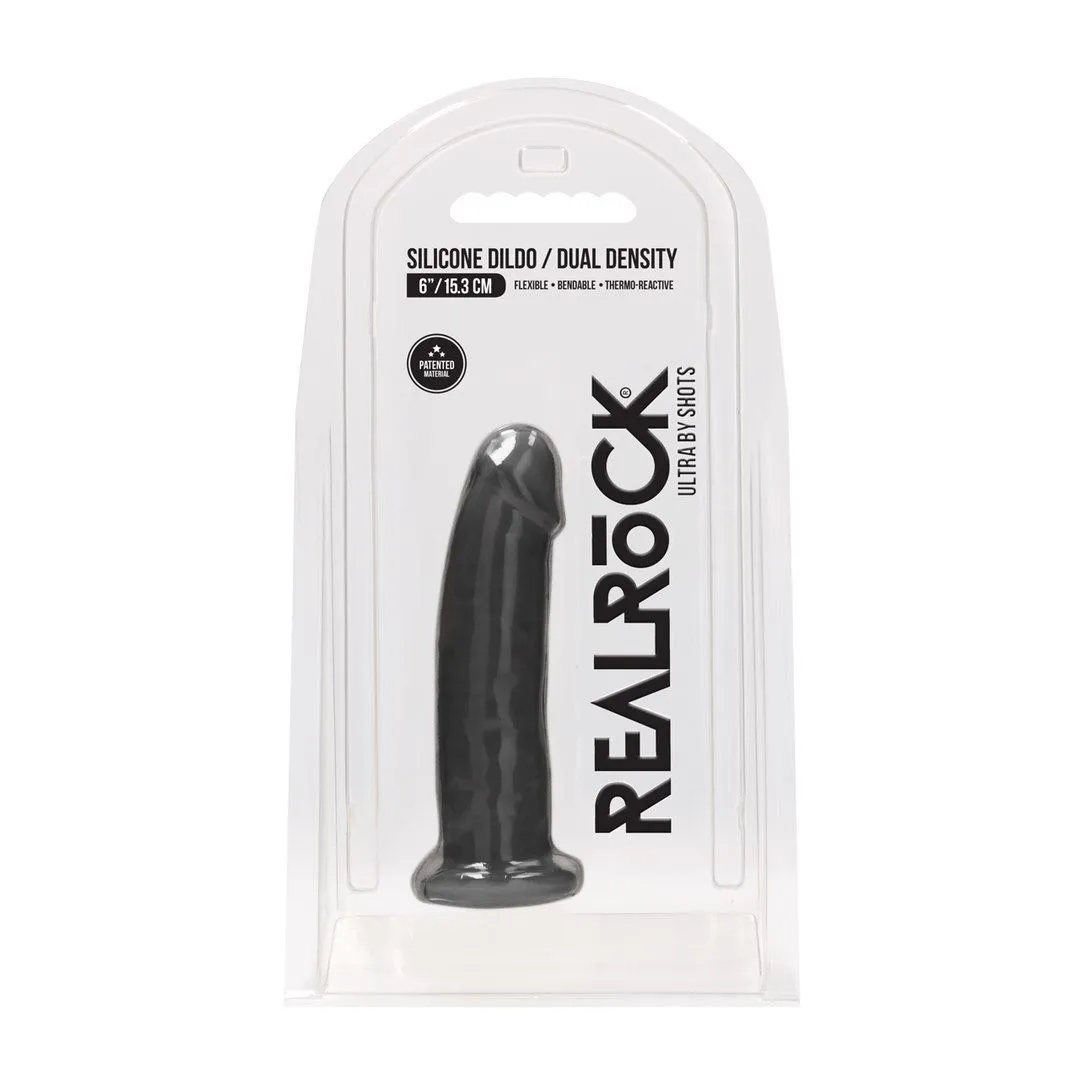 Фаллоимитатор RealRock Ultra, 15 см (черный)