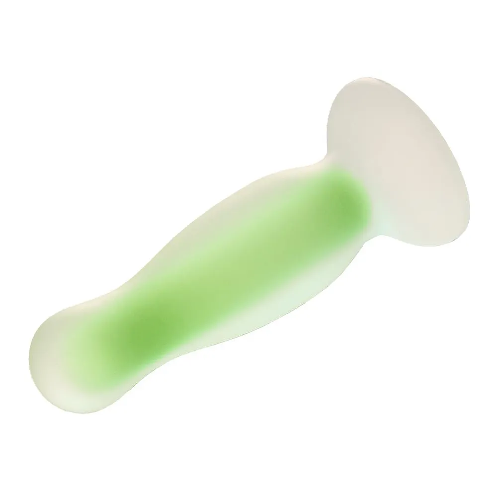 Radiant Glow In The Dark Small - Korek analny, Zielony, 11 cm