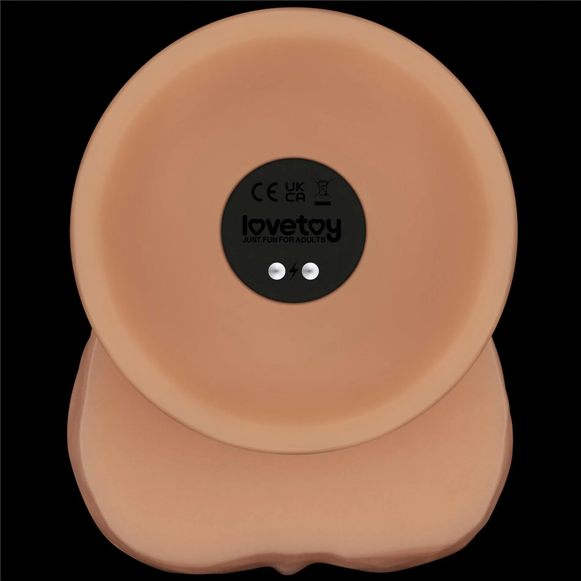 Вібратор Lovetoy Power Basics Cock 8.5'', 21.6 см (тілесний)