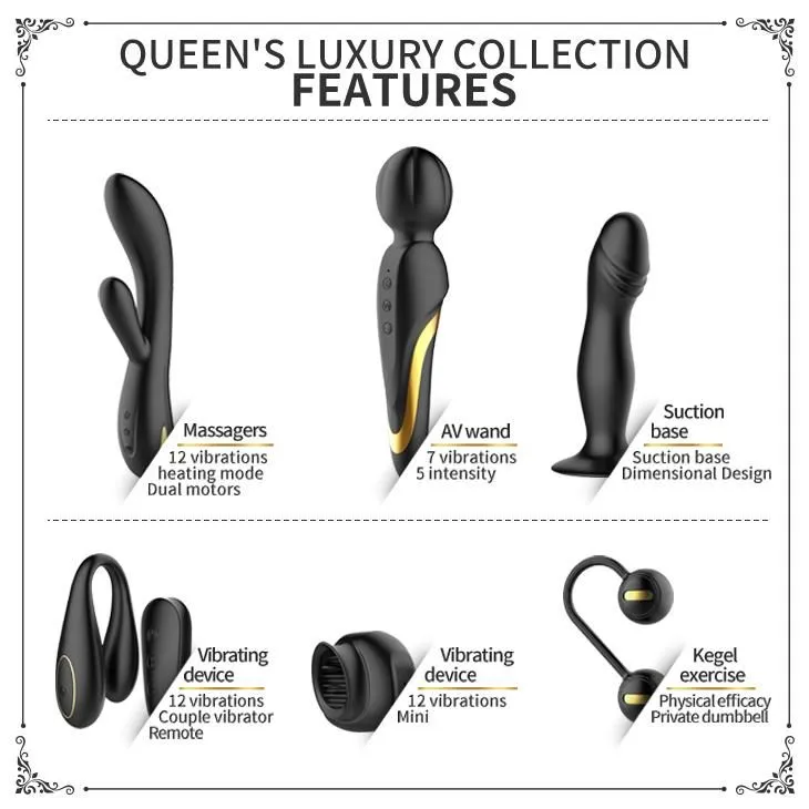 Набор Pretty Love Queen's Luxury Collection Classic Set (черный)