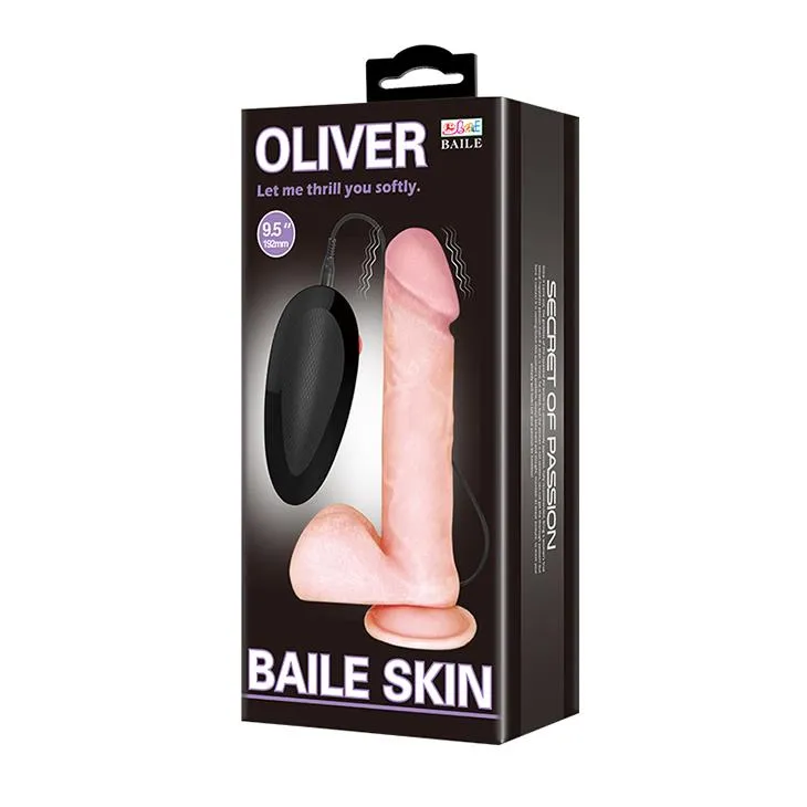 BAILE Dong Flesh - Realistyczny wibrator, W kolorze cielistym, 19, 5 cm