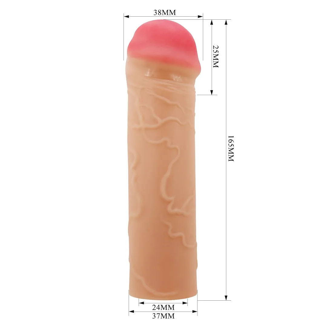 Pretty Love Nile - Nakładka na penisa, W kolorze cielistym, 16, 5 cm