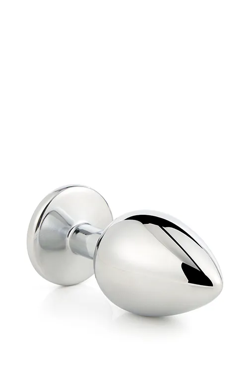 Dream Toys Gleaming Love Silver Plug Medium - Korek analny, Srebro, 8, 3 cm