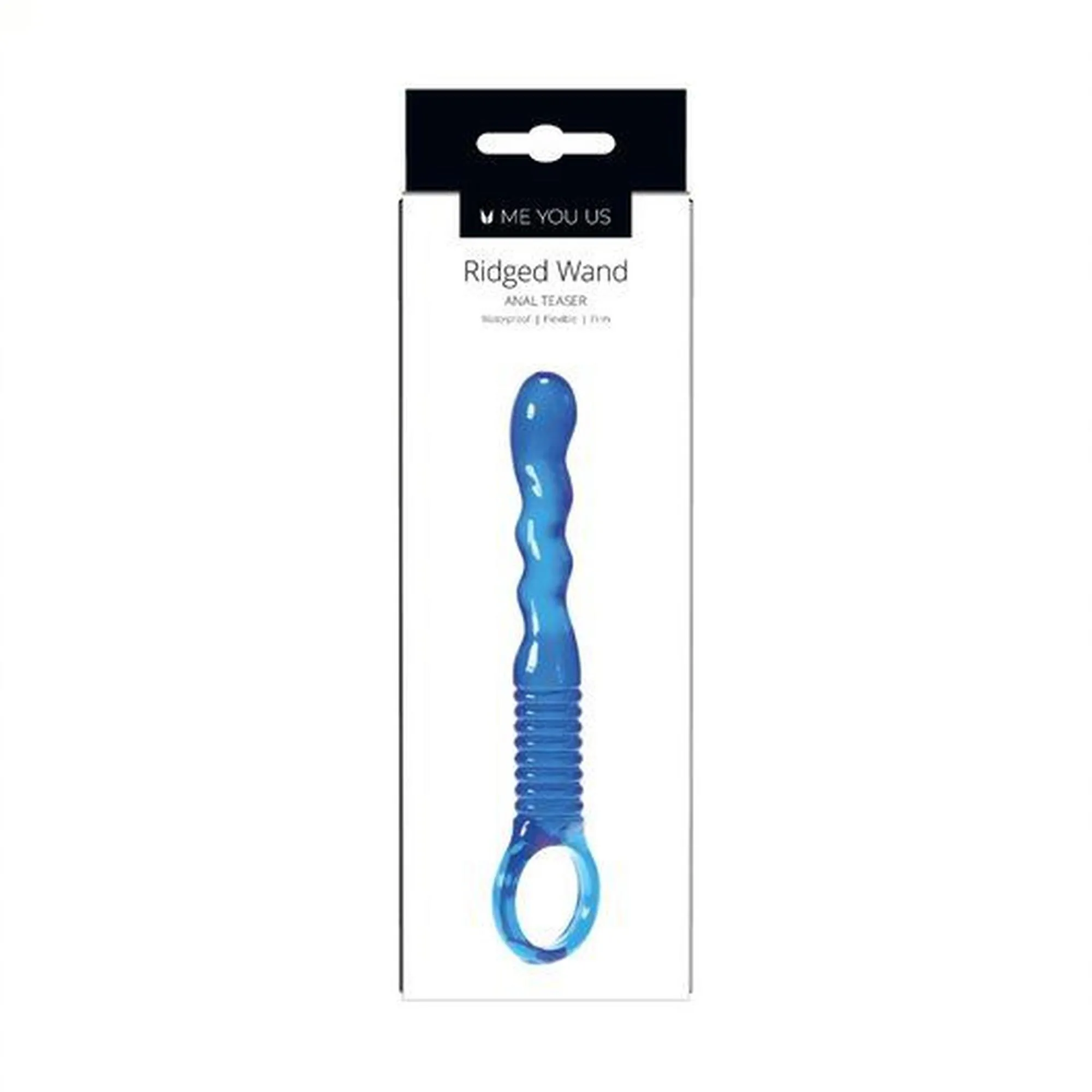 Me You Us Ridged Anal Teaser Kinx - Dildo analne, Niebieski, 19, 5 cm