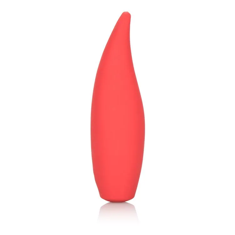 CalExotics Red Hot Flare - Wibrator łechtaczkowy, Czerwony, 11, 5 cm