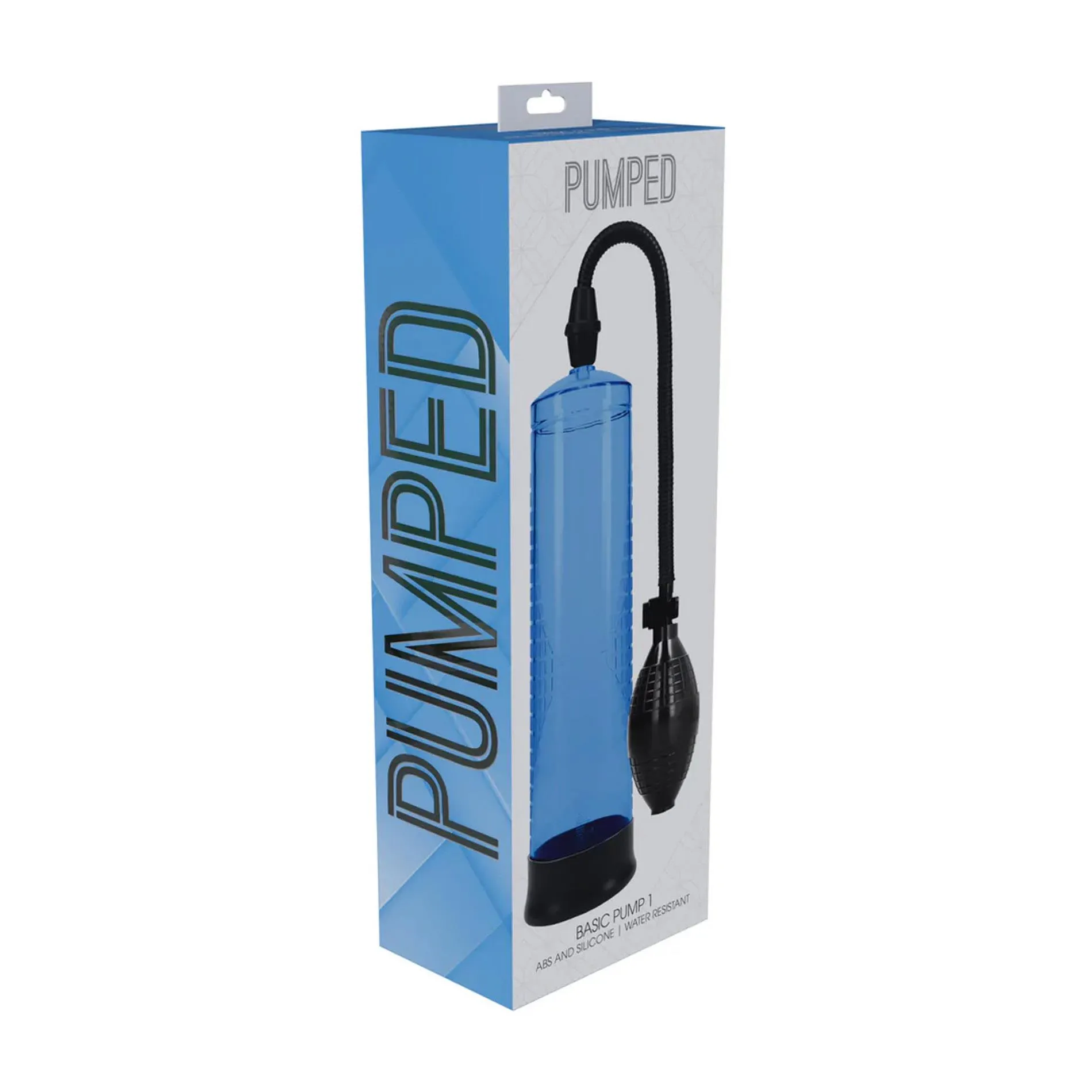 Pumped Basic Pump 1 - Pompka do penisa, Niebieski, 31 cm