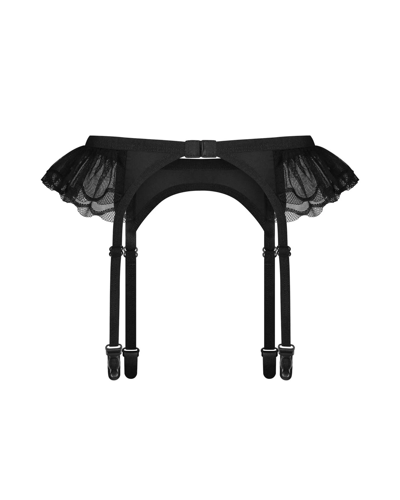 Пояс для чулок Obsessive Stelisa, L/XL (черный)