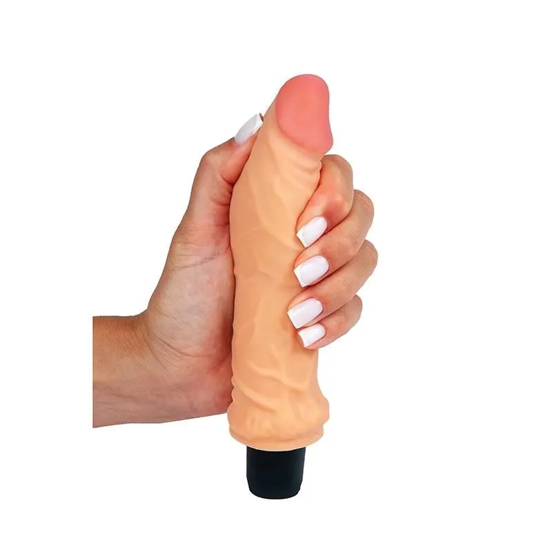 Fantasy The Real Deal - Wibrator, W kolorze cielistym, 19 cm