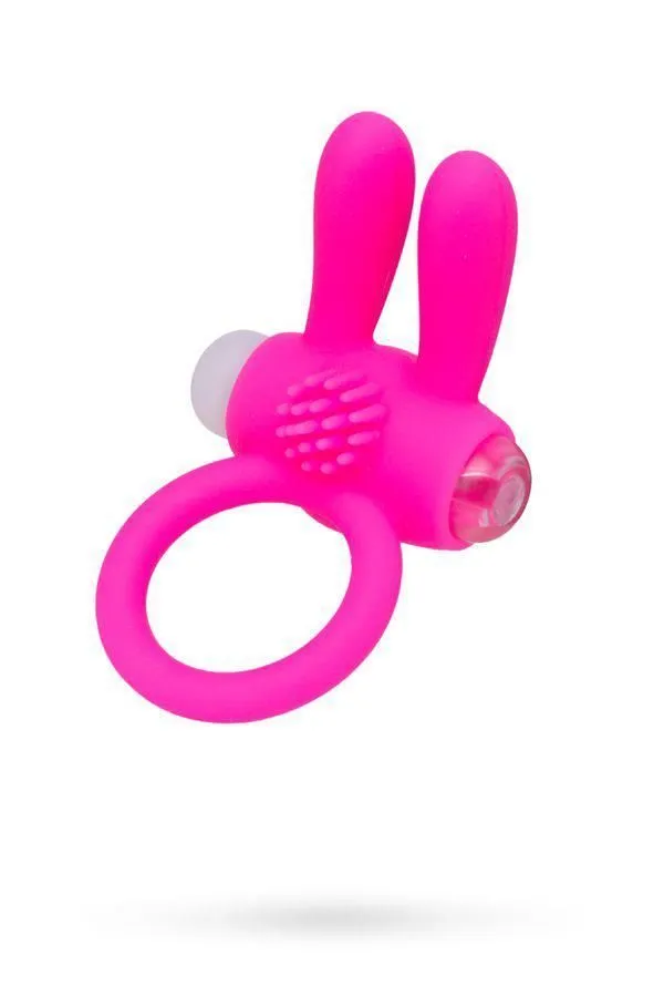 Toyfa VibroRing Rabbi - Pierścień erekcyjny, Różowy