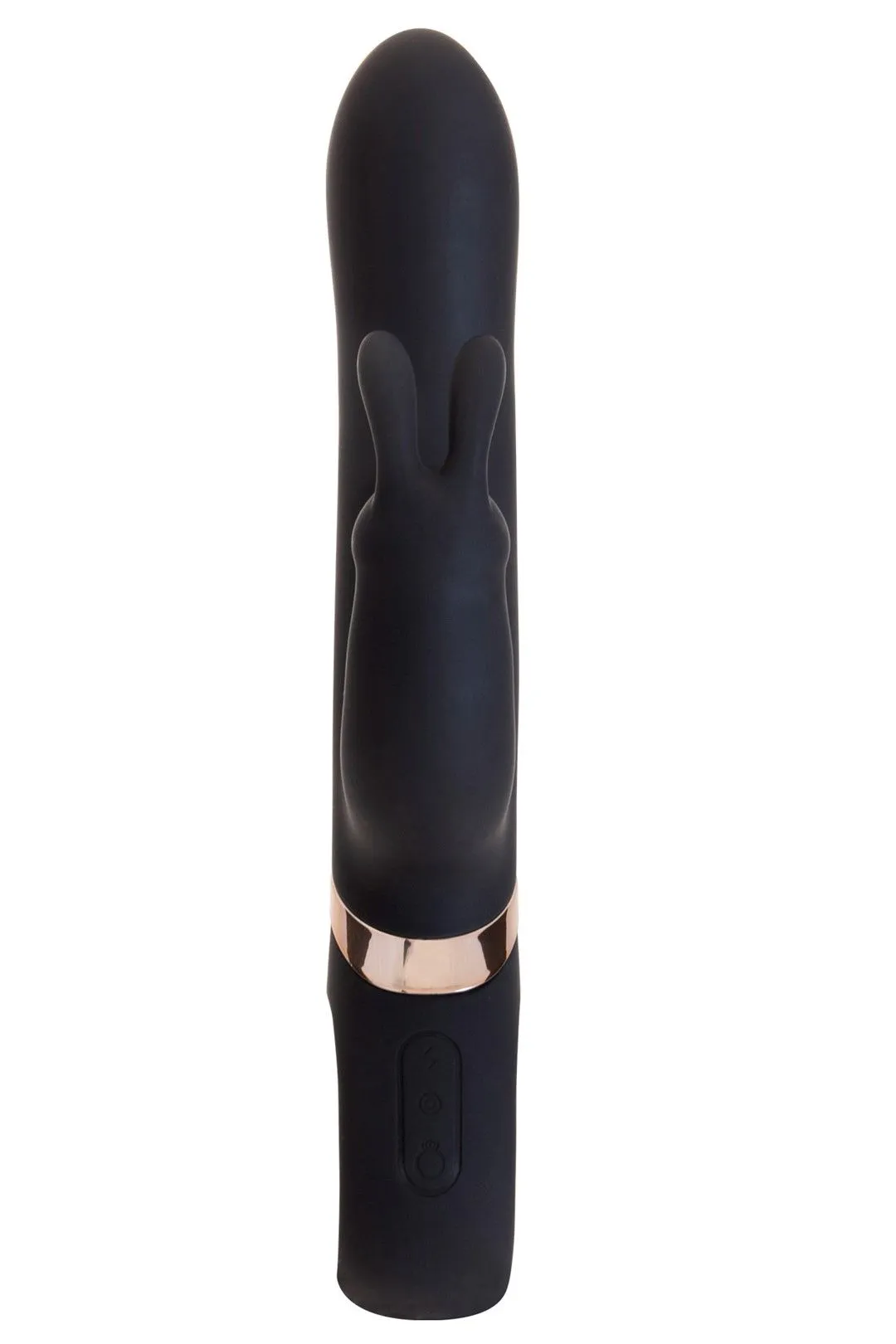 Вібратор-кролик S Pleasures Premium Naughty, 22,7 см (чорний)