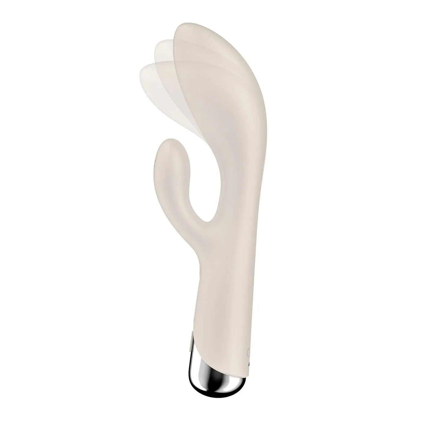 Satisfyer Spinning Rabbit 1 - Wibrator królik, Biały, 20 cm