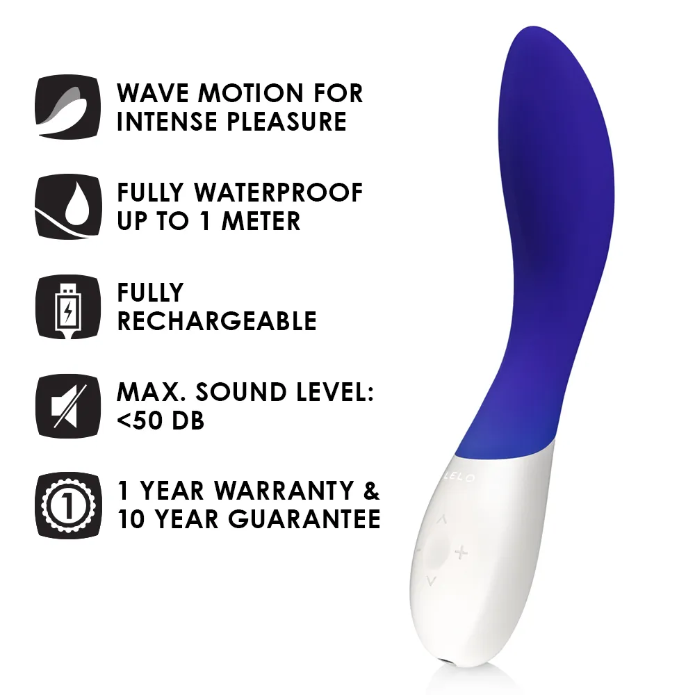 Lelo Mona Wave - Wibrator, Niebieski, 19, 5 cm