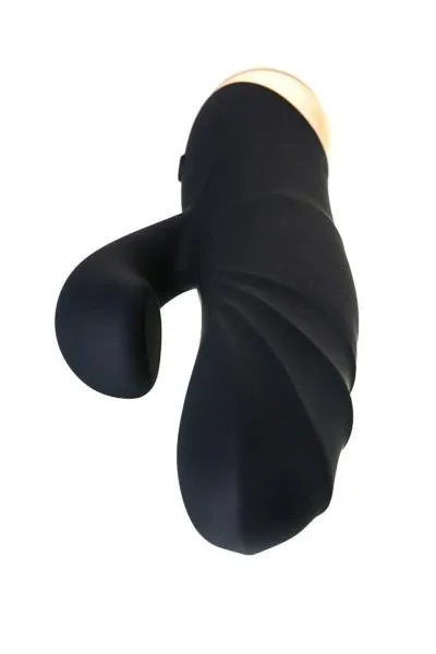 Вибратор-кролик Waname D-Splash Gulf, 22.5 см (черный)