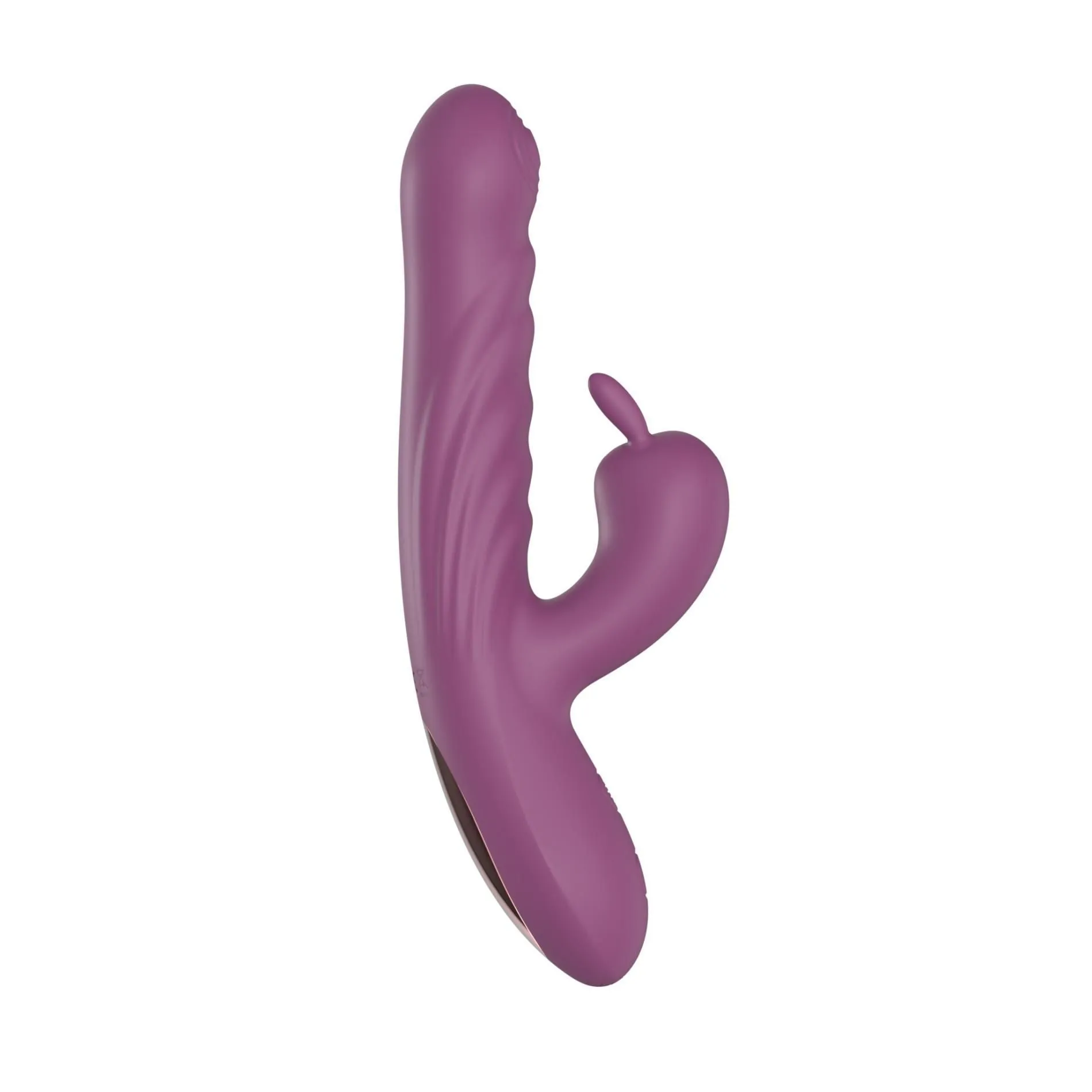 B - Series Cute Cute Rabbit - Wibrator królik, Fioletowy, 16 cm