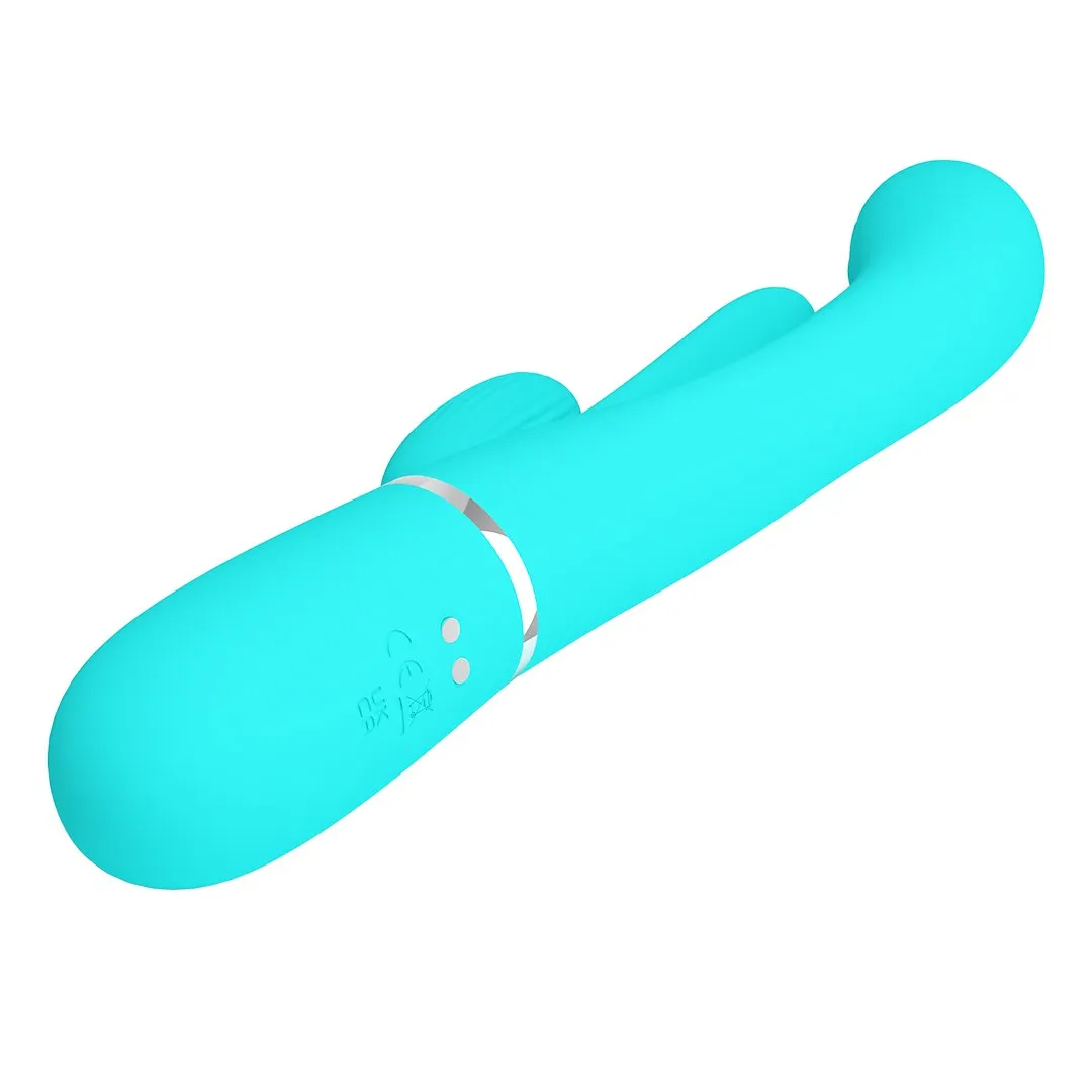 Pretty Love Twinkled Tenderness Shonia - Wibrator, Turkus, 22.2 cm