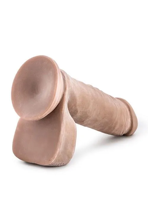 Blush Au Naturel Sensa Feel 8 Inch - Dildo, Brązowy, 20.3 cm