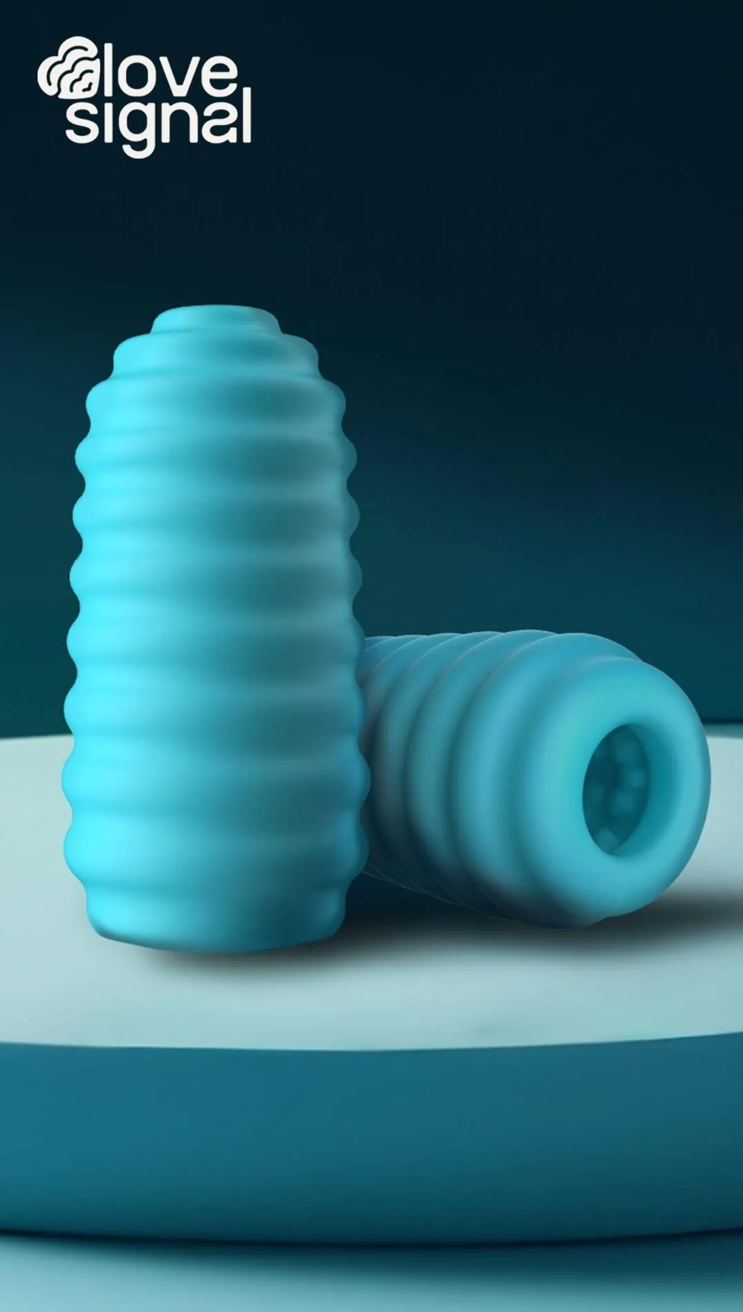 Dream Toys Hands-On Pleasure - Masturbator, Turkus, 10.5 cm