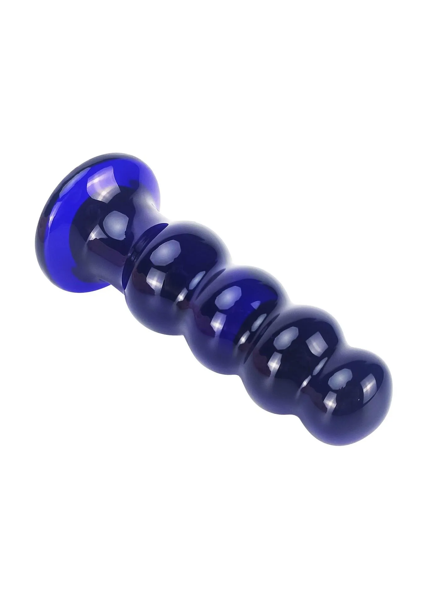 TOYJOY Radiant Glass Buttplug - Korek analny, Niebieski, 11.5 cm