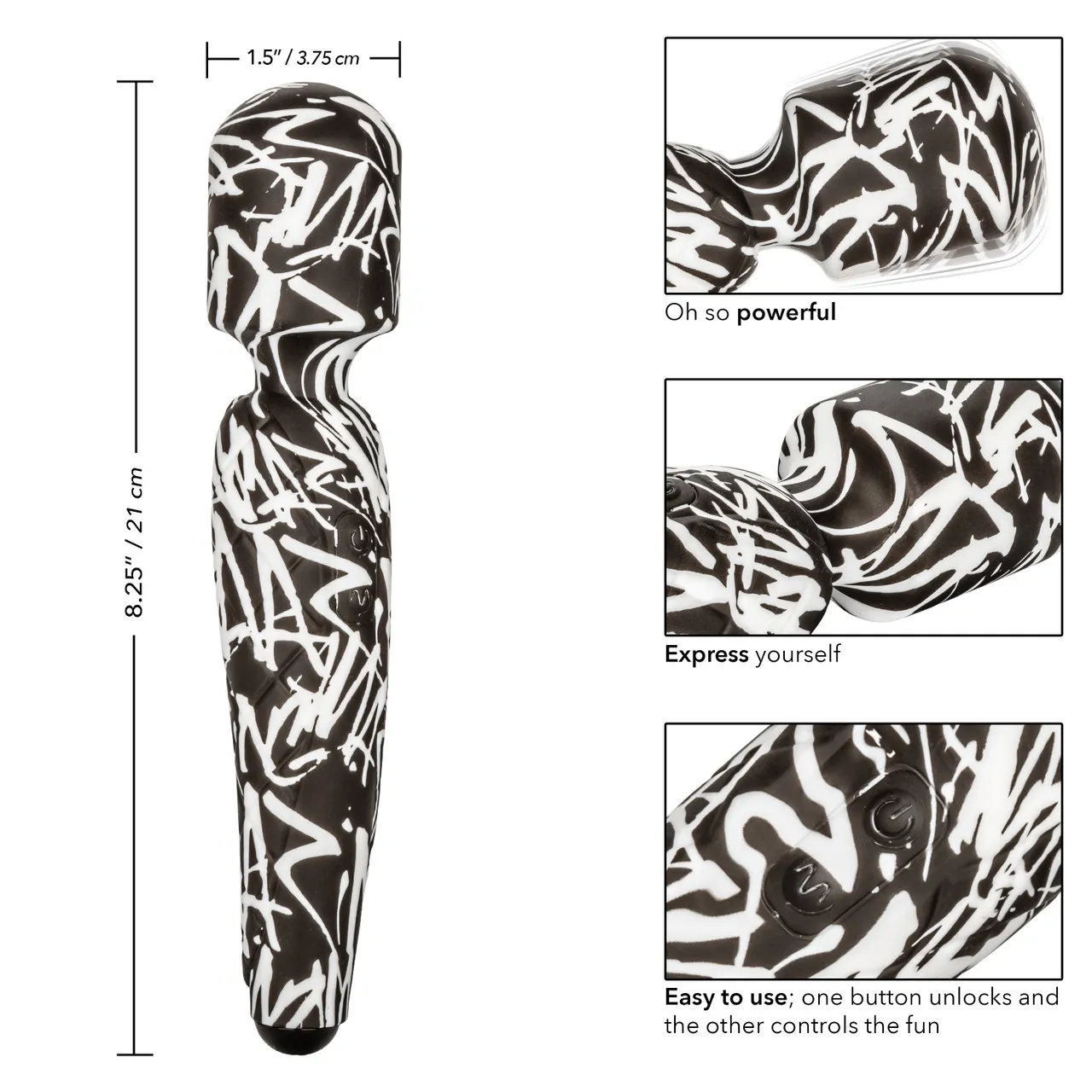 CalExotics Hype Massager - Wibrator, Multi, 21 cm
