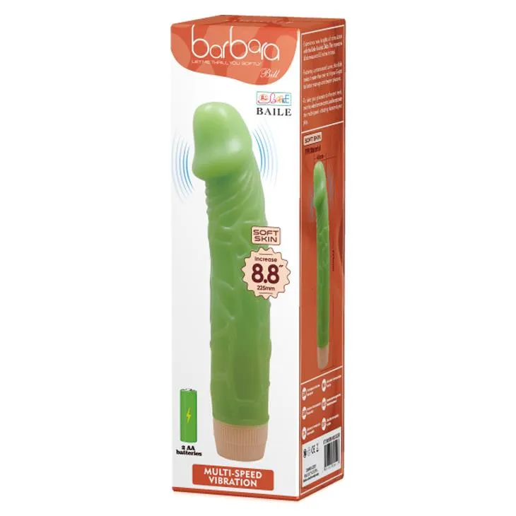 BAILE Barbara Bill - Wibrator, Zielony, 22, 5 cm