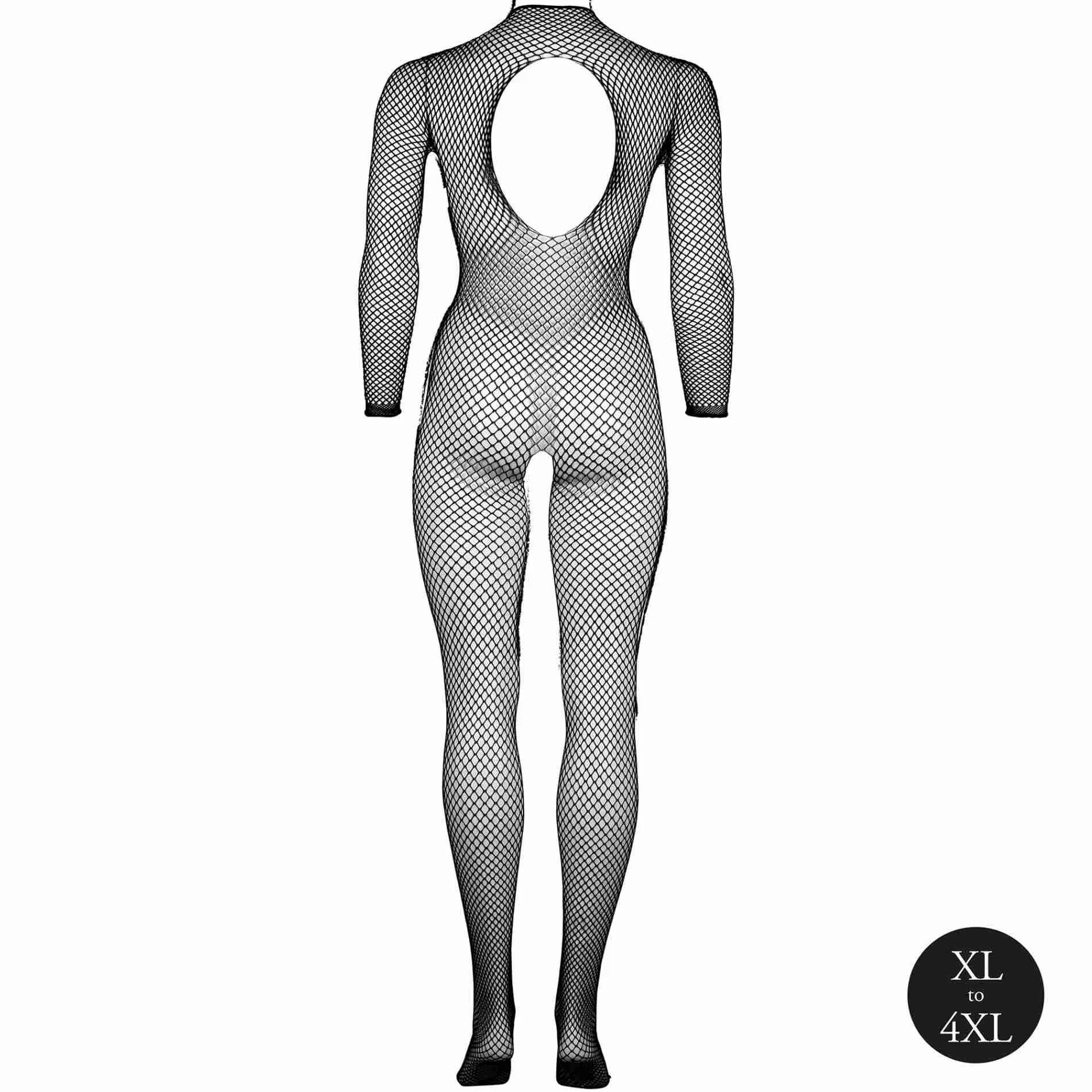Бодістокінг Le Désir With Open Crotch, Plus Size (чорний)