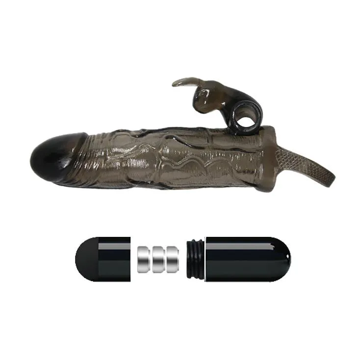 BAILE Brave Man - Nakładka na penisa, Czarny, 16.4 cm