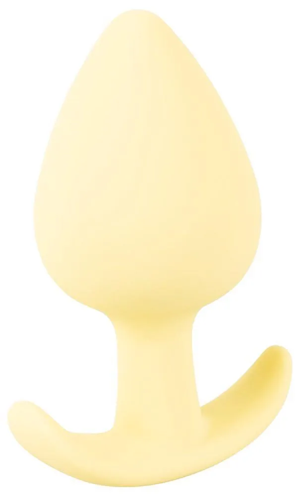 Cuties - Korek analny, Żółty, 6, 5 cm