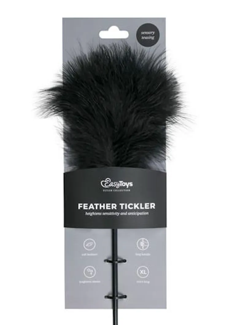 Тіклер-перо EasyToys Tickler Long, 44 см (чорний)