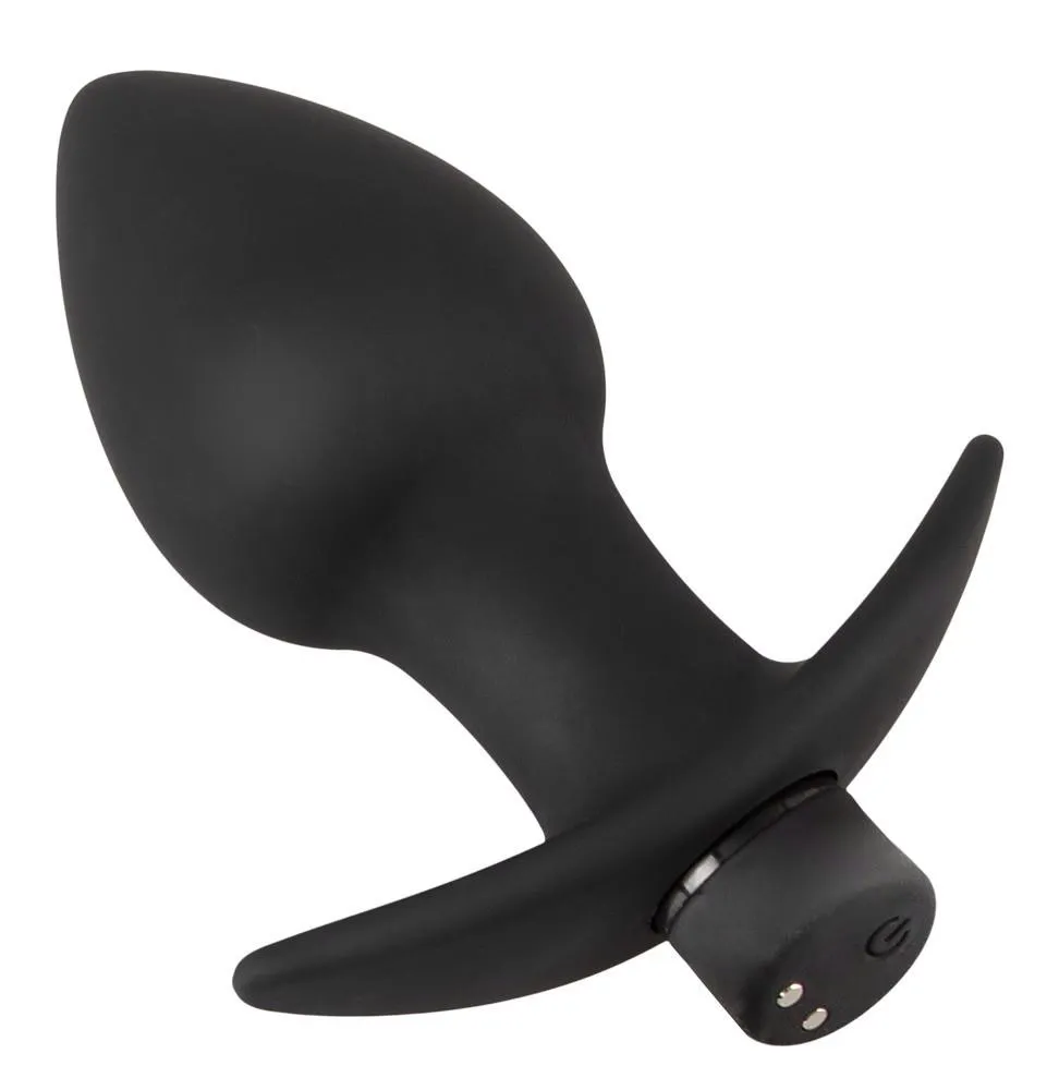 Black Velvets Vibrating Butt plugs in 3 s -, Czarny, 9.7 cm