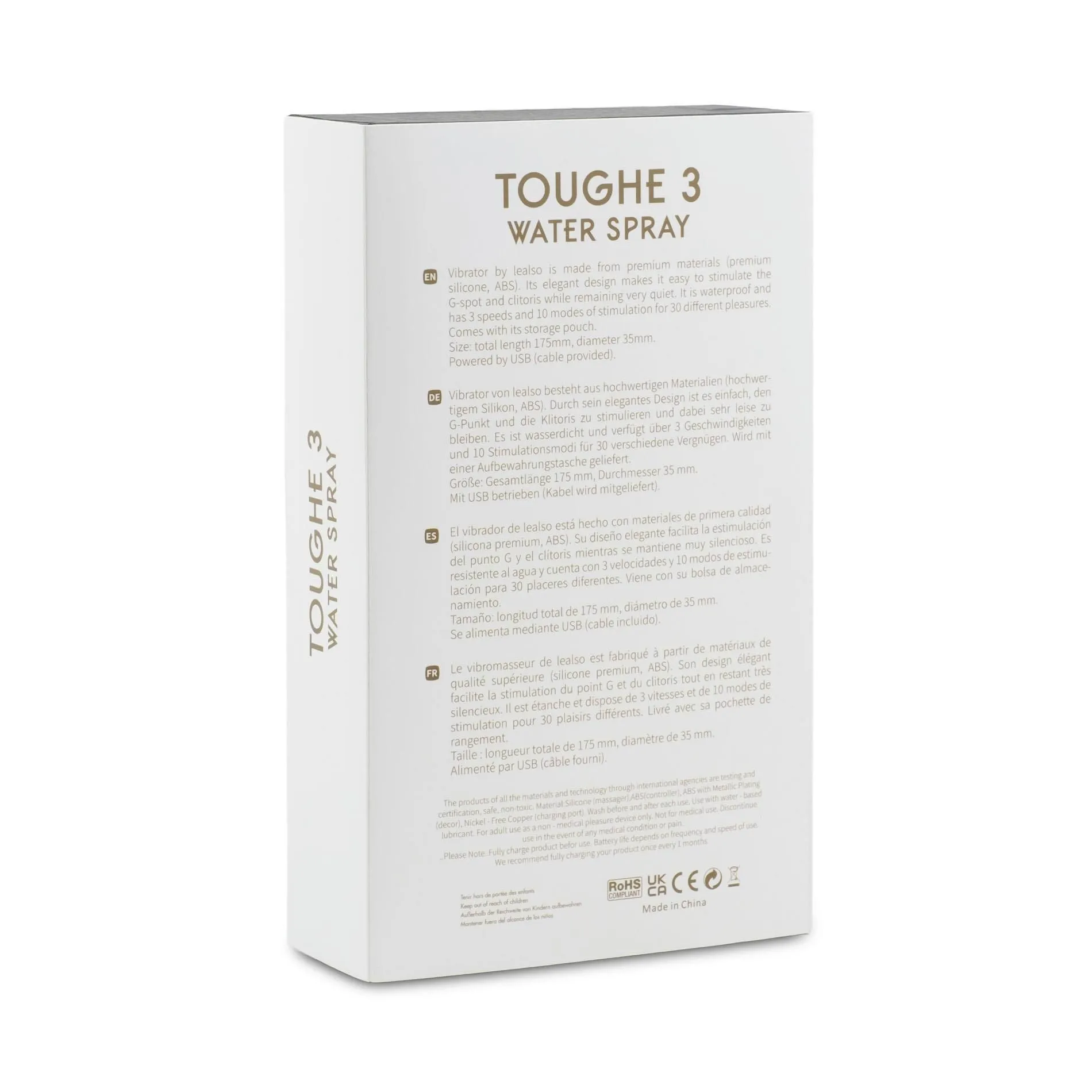 Вибратор двойной стимуляции B - Series Toughe 3 - Dual Pleasure, 17,5 см (розовый)