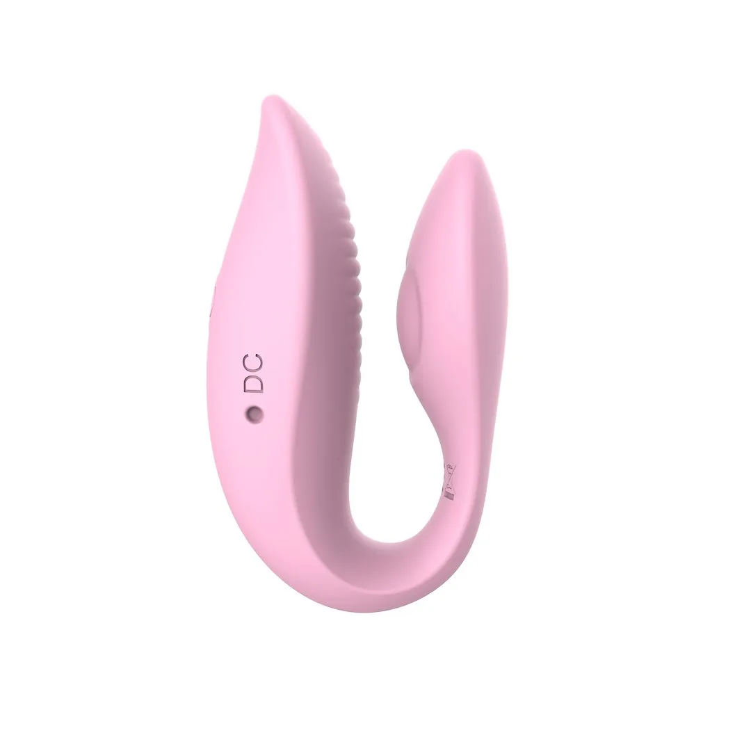 EROSPACE Sweet Play A7 - Wibrator dla par, Różowy, 9, 8 cm