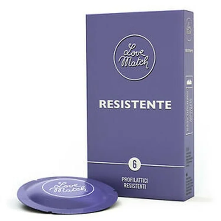 Love Match Resistante - Prezerwatywy, Przezroczysty, Bezzapachowy, 19.3 cm