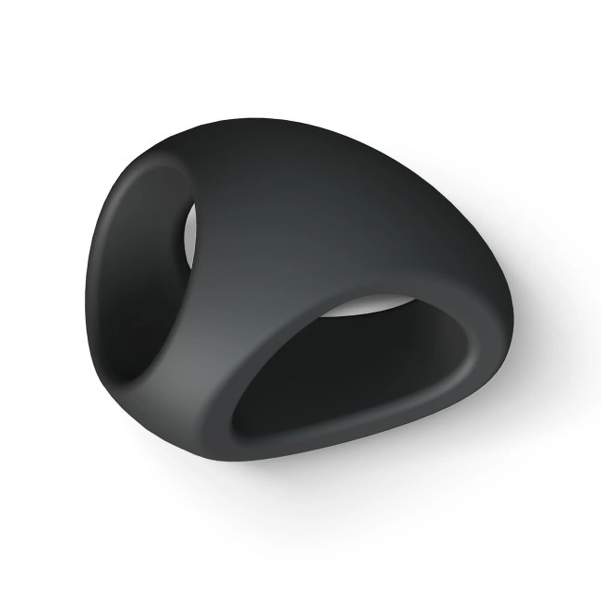Love to Love Flux Ring - Podwójny pierścień erekcyjnyDorcel, Czarny, 4, 5 cm