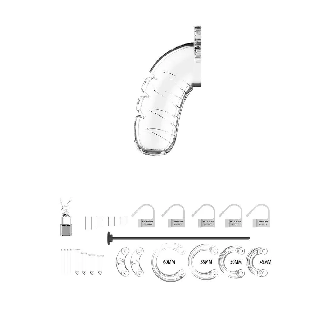 Пояс верности ManCage Model 16 (прозрачный)