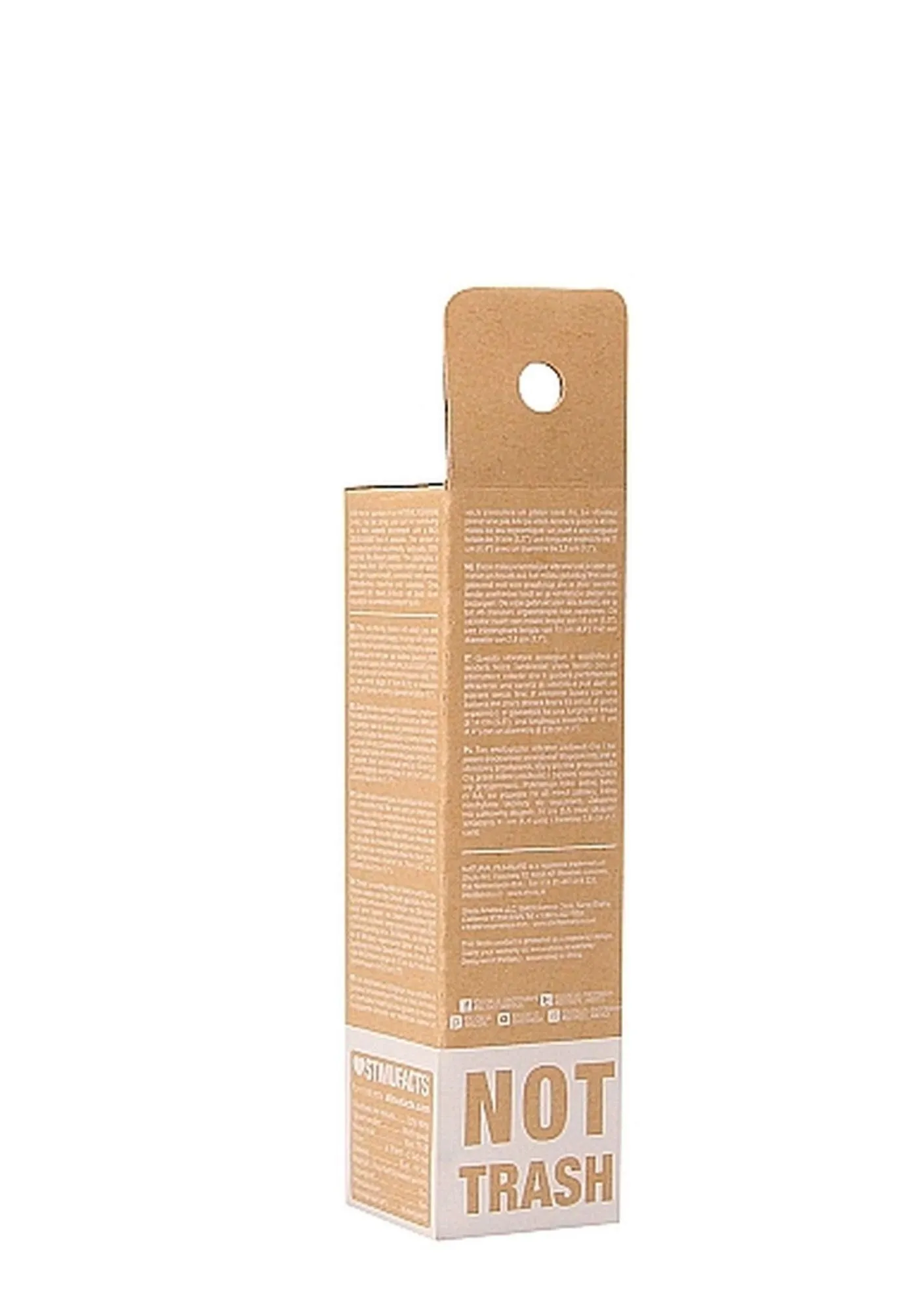 Мини-вибратор Natural Pleasure Biodegradable 5,5", 14 см (черный)