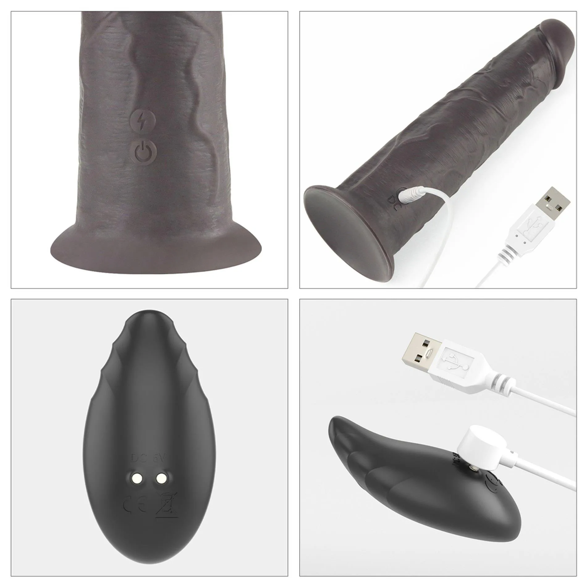 Вібратор Lovetoy Dual-Layered Silicone Nature Cock 8.0'', 20.5 см (чорний)