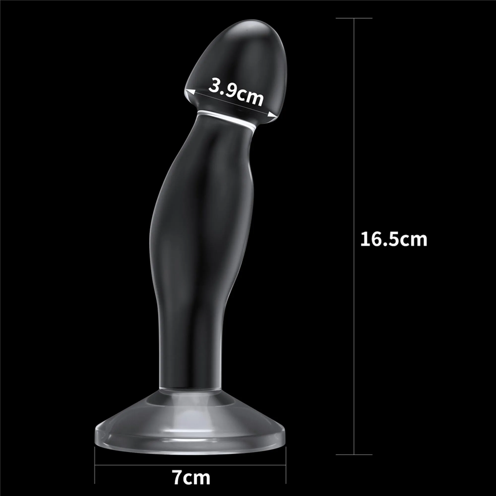 Lovetoy Flawless - Korek analny, Przezroczysty, 16, 5 cm, XXXL