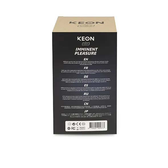 Kiiroo Keon Combo Set - Masturbator, Czarny, 22 cm