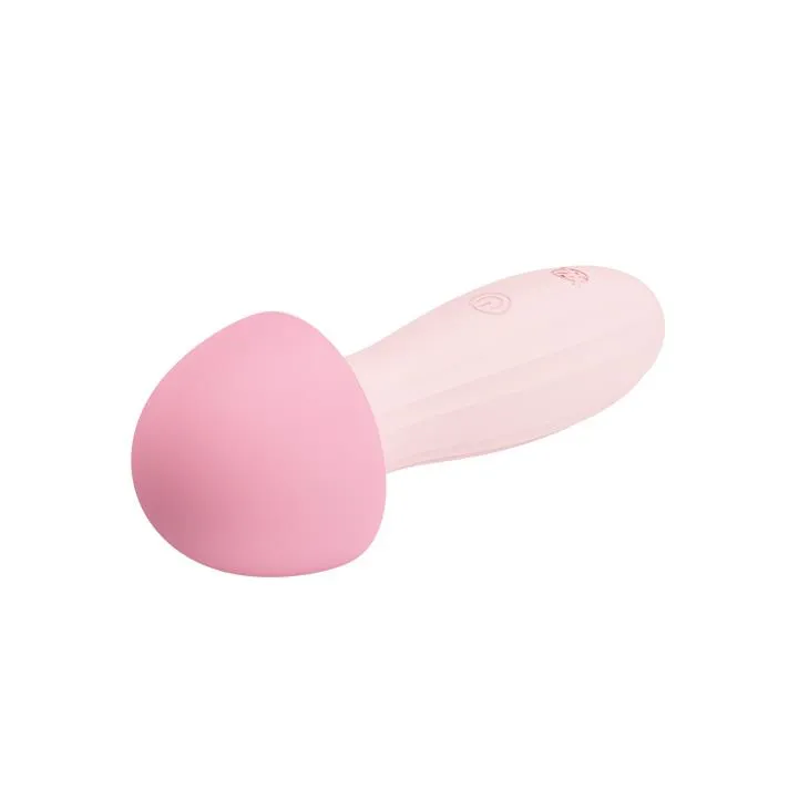 Вибратор Pretty Love Mushroom, 13,2 см (светло-розовый)