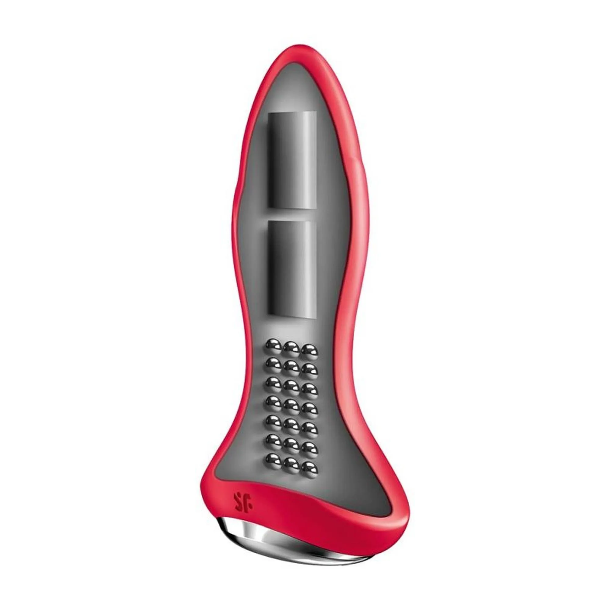 Анальная пробка Satisfyer Rotator Plug 1+, 12,8 см (красный)