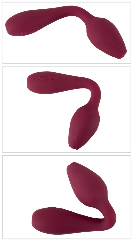 Вибратор Rosenrot Bendable G-Spot, 20 см (красный)