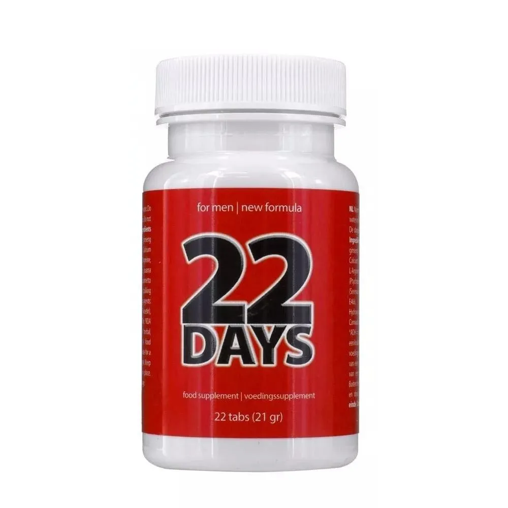 Cobeco 22 Days Penis Extention - Tabletki na powiększenie penisa, Bez smaku